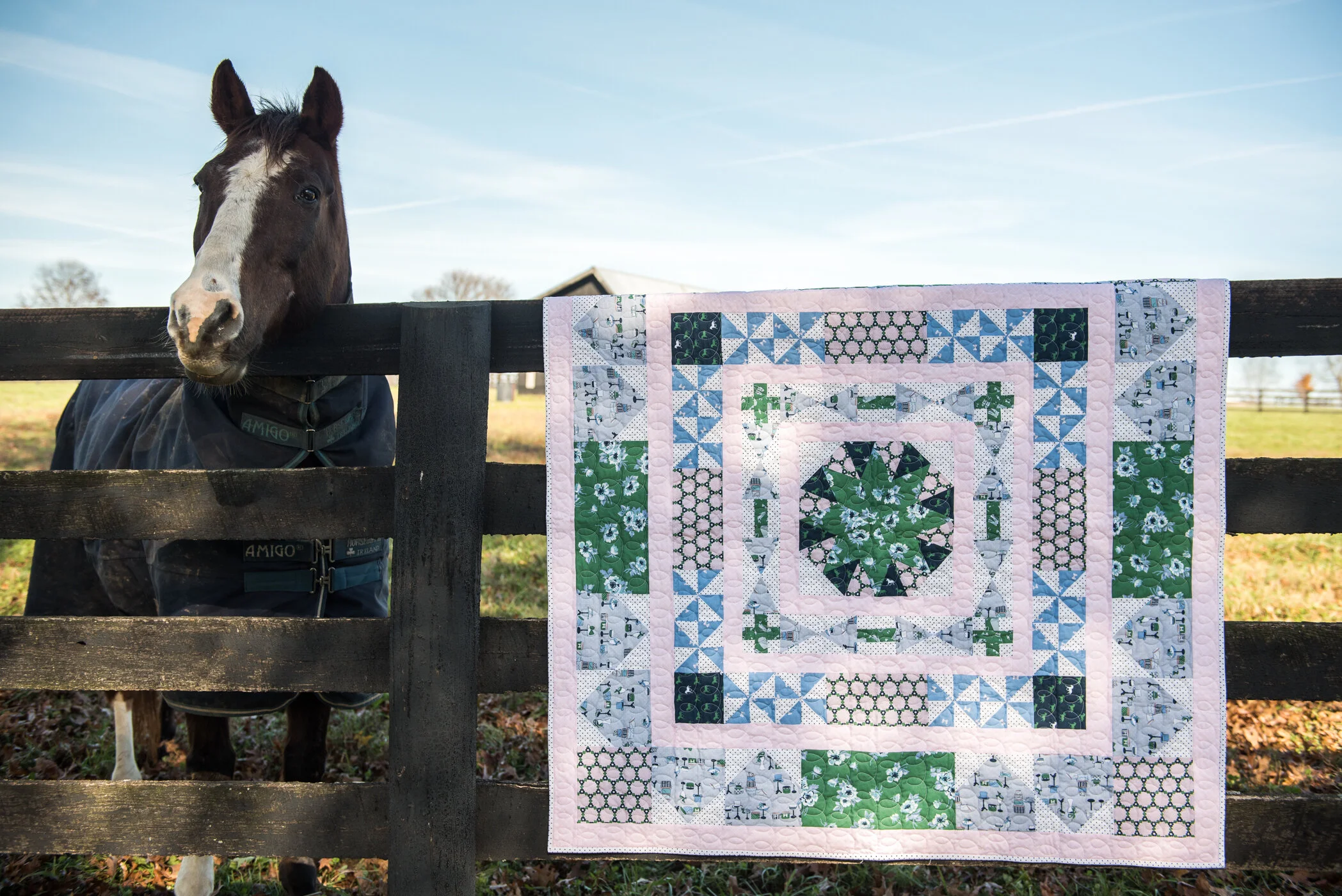 Derby Day Medallion Quilt