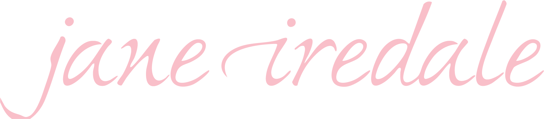 Pink cursive text that says 'jane - create' on a transparent background.