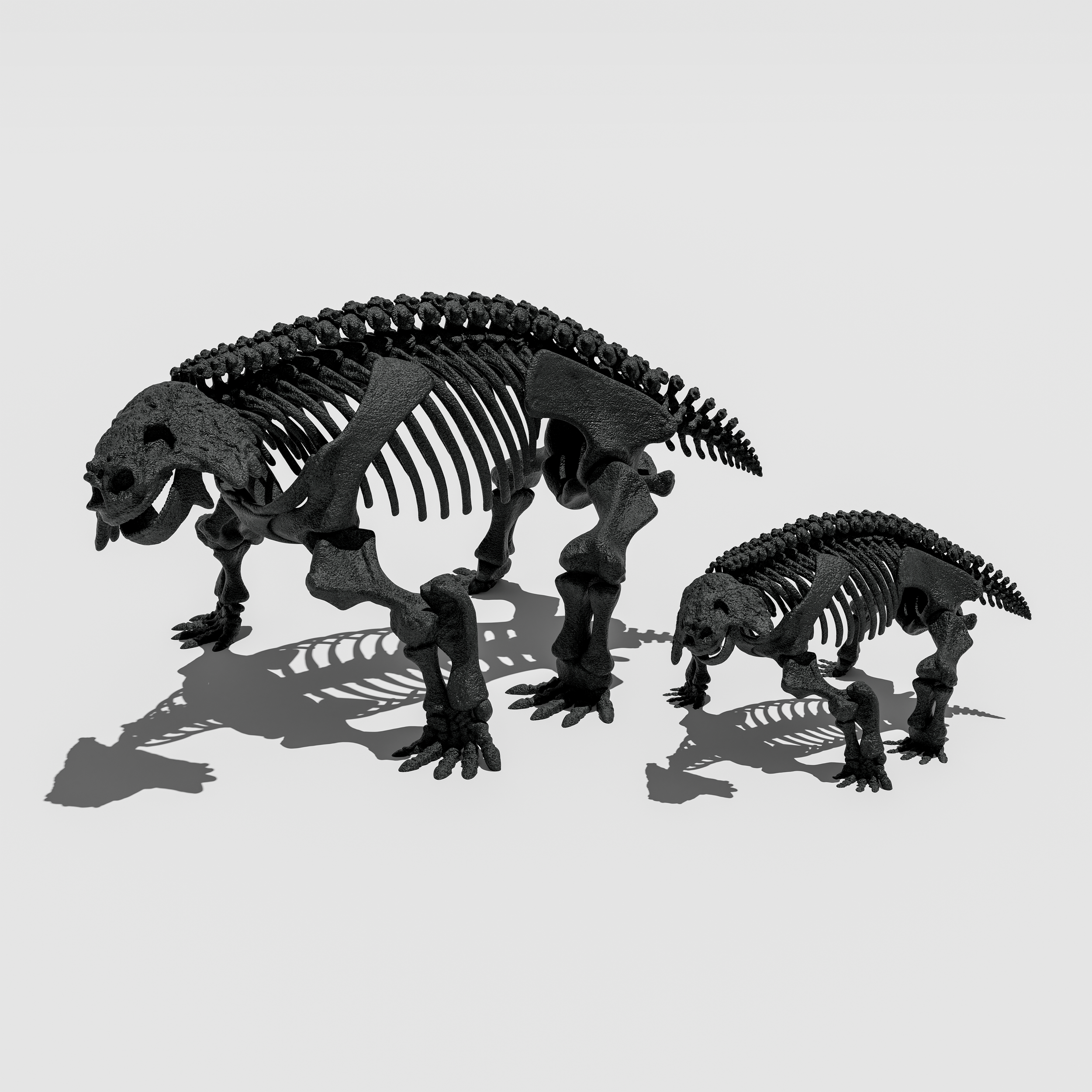 Scutosaurus - 3D printed skeleton