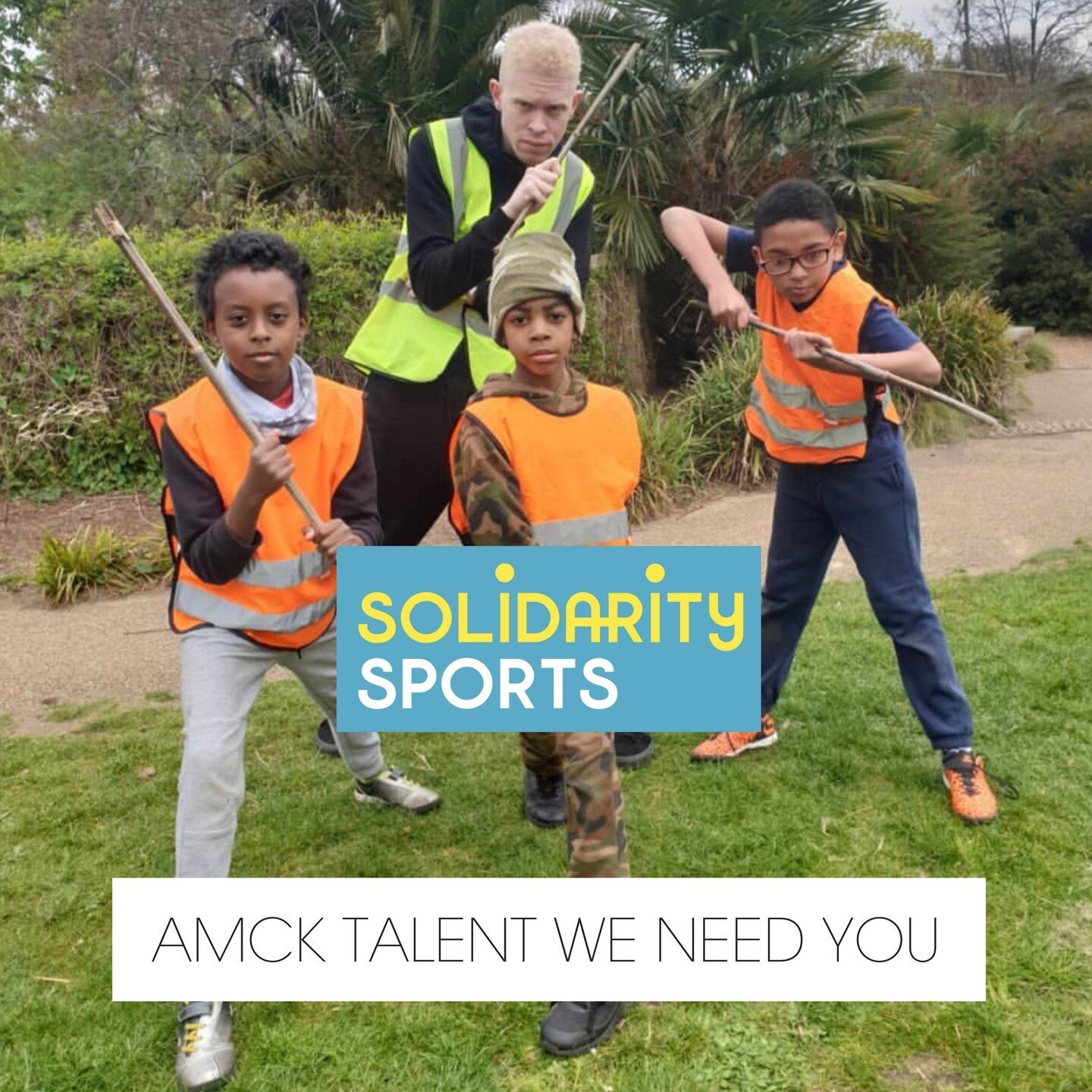 WE NEED YOU!📢⁠
⁠
AMCK friends and talent, we are looking for volunteers again to spend time helping out with the kids of @solidaritysports who are about to start their Summer project in London between 25th July - 8th August ☀️⁠
⁠
If you have a few d