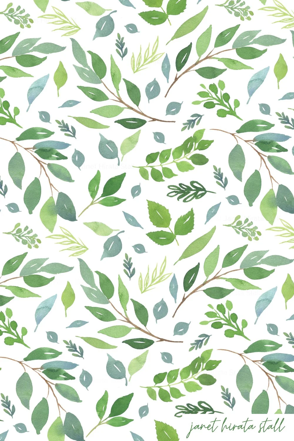 Janet-Hirata-Stall-Watercolor-Green-Leaves-Pattern_W.jpg