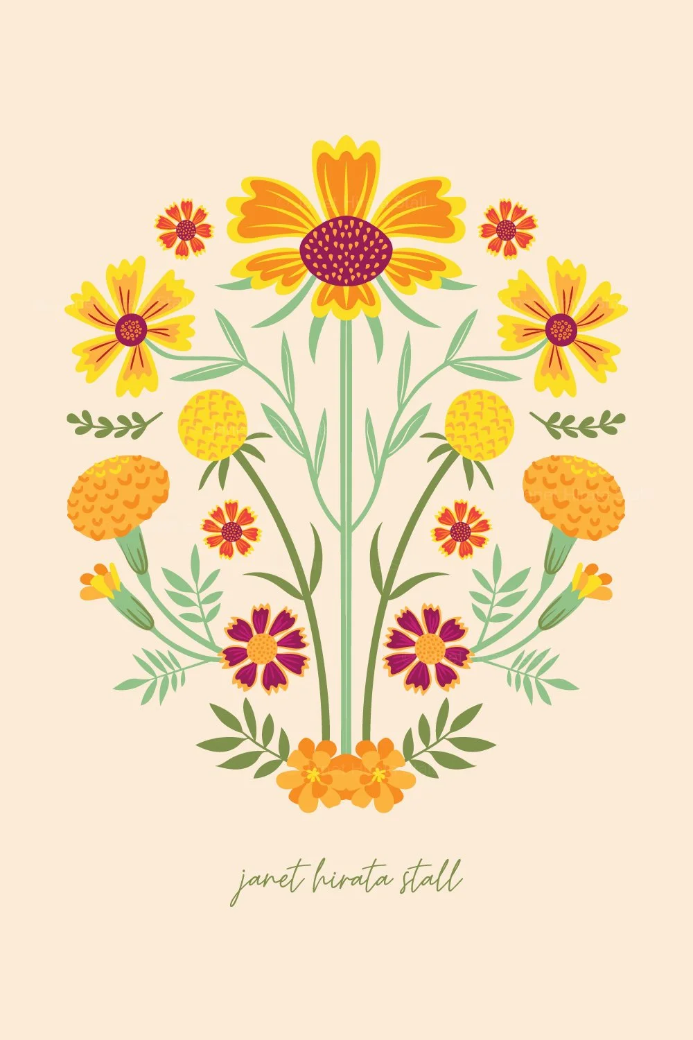 Janet-Hirata-Stall-Folk-Flora-Symmetrical-Marigold-Daisy-Illustration_W2.jpg