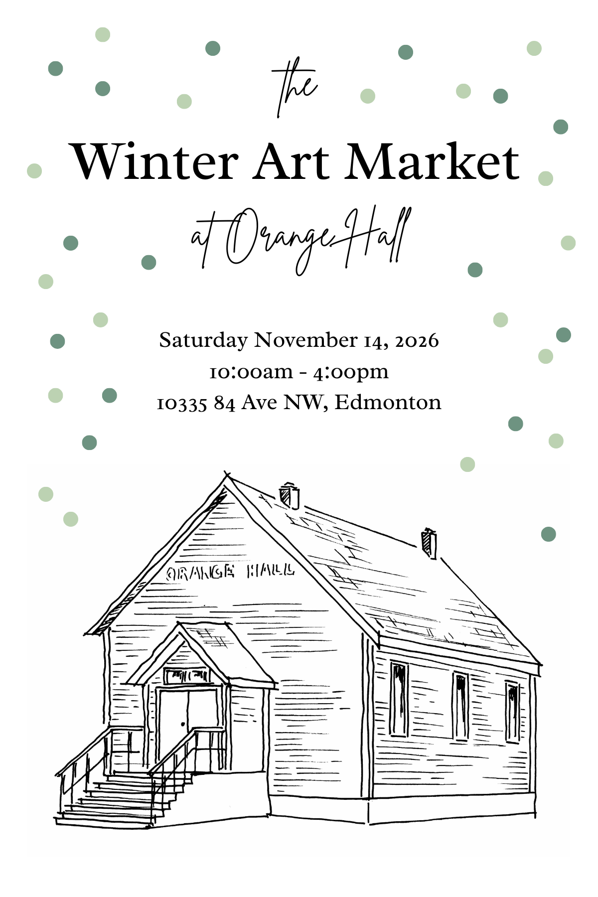 The Winter Art Market at Orange Hall