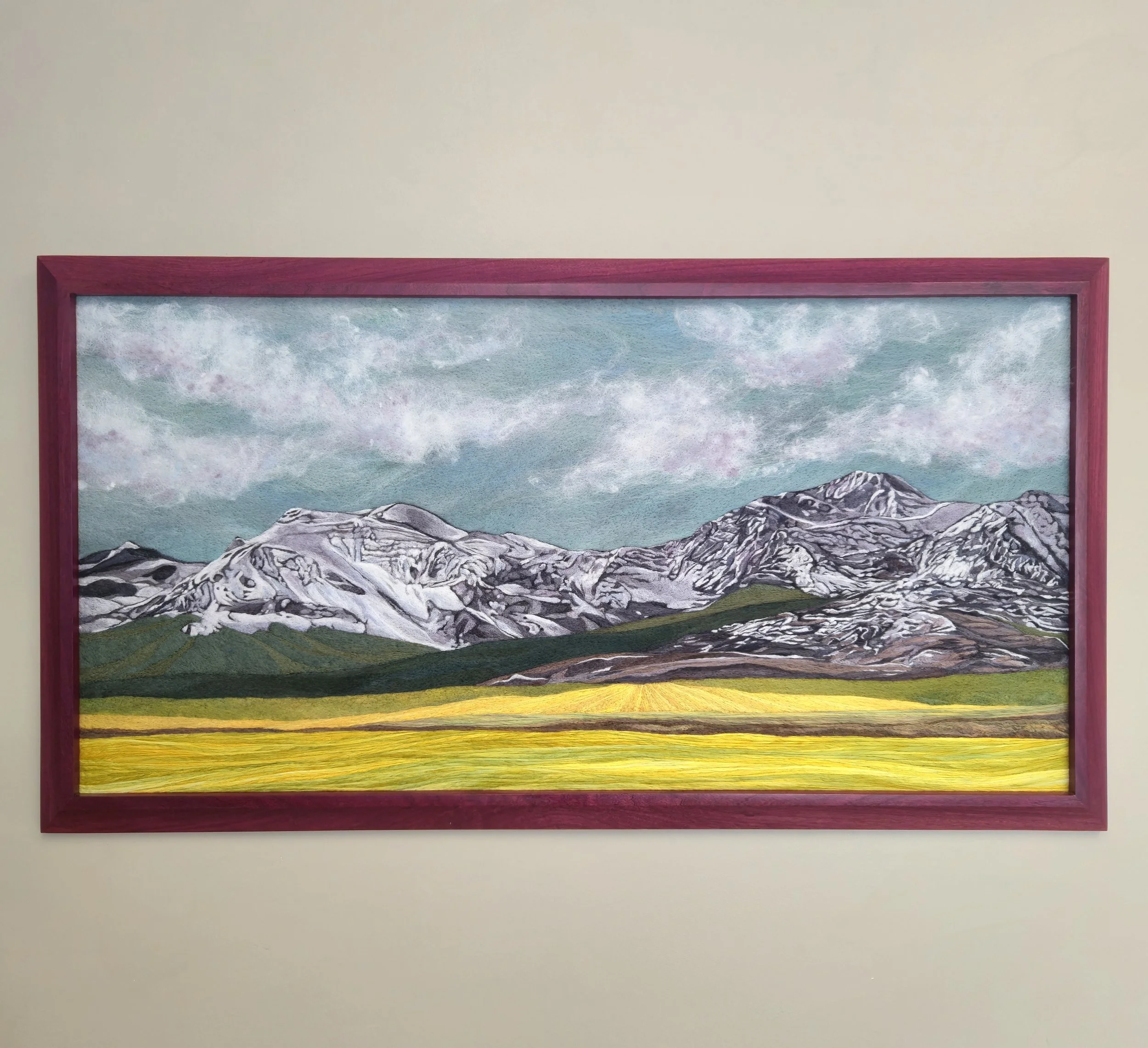 Heading North, Gazing West
37" x 20"
$7,200