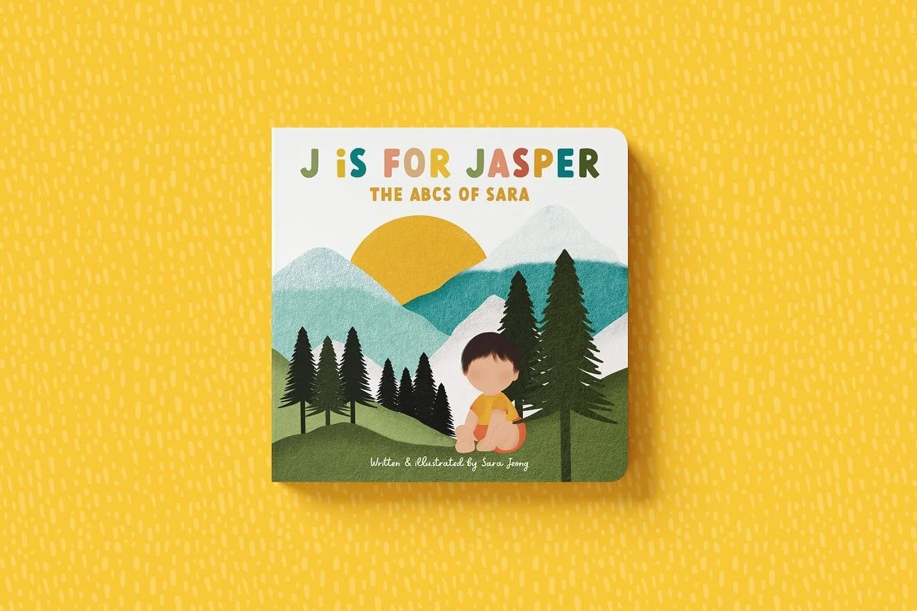 Excited to finally share the ABC book I made for my nephew&rsquo;s first birthday! 🐻🏔🎈
This was such a labour of love and I had so much fun illustrating the letters, and this was my first time solely using Procreate for an entire project. 🖋🎨
Moc