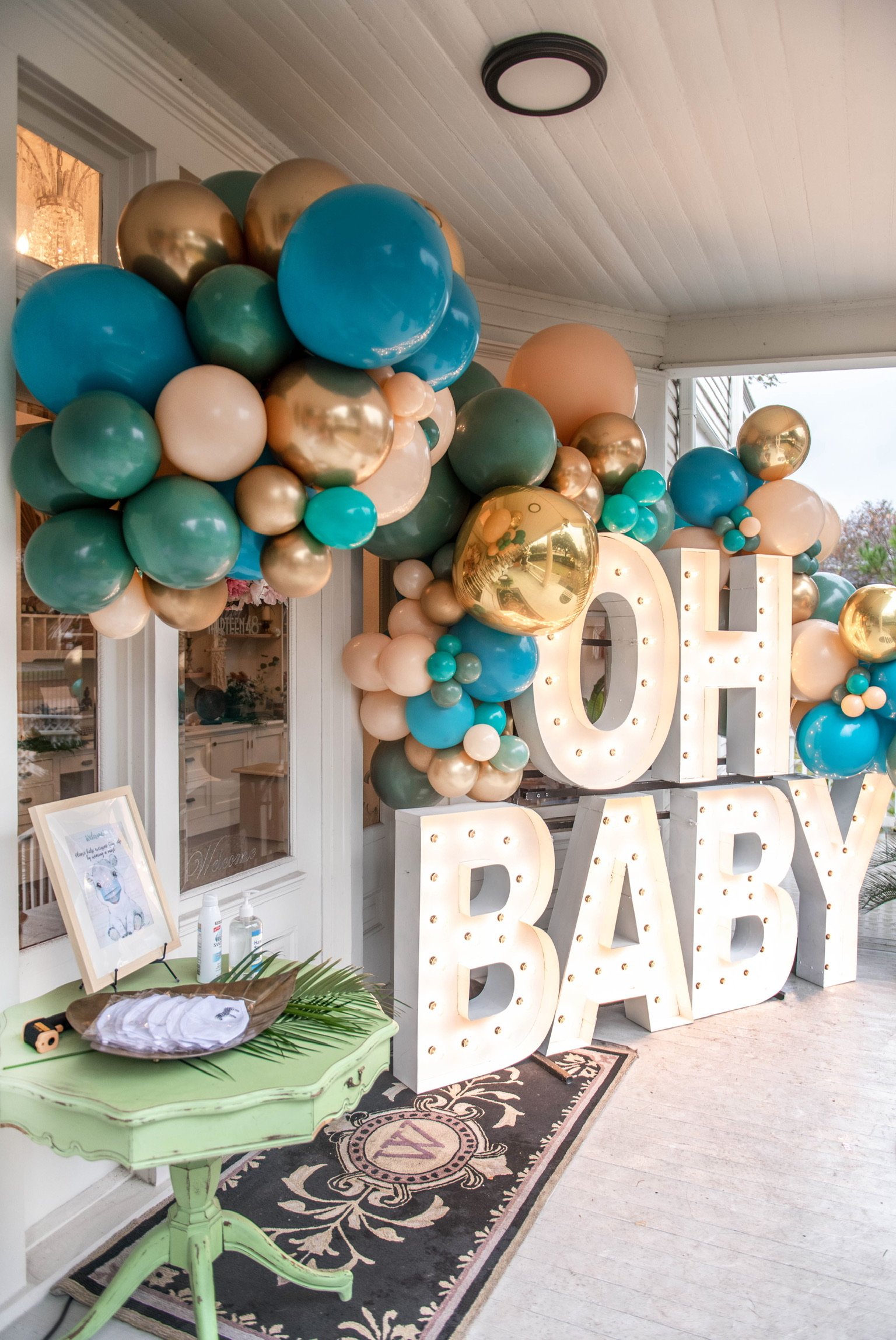 Baby Showers — Alpha-Lit Marquee Letters