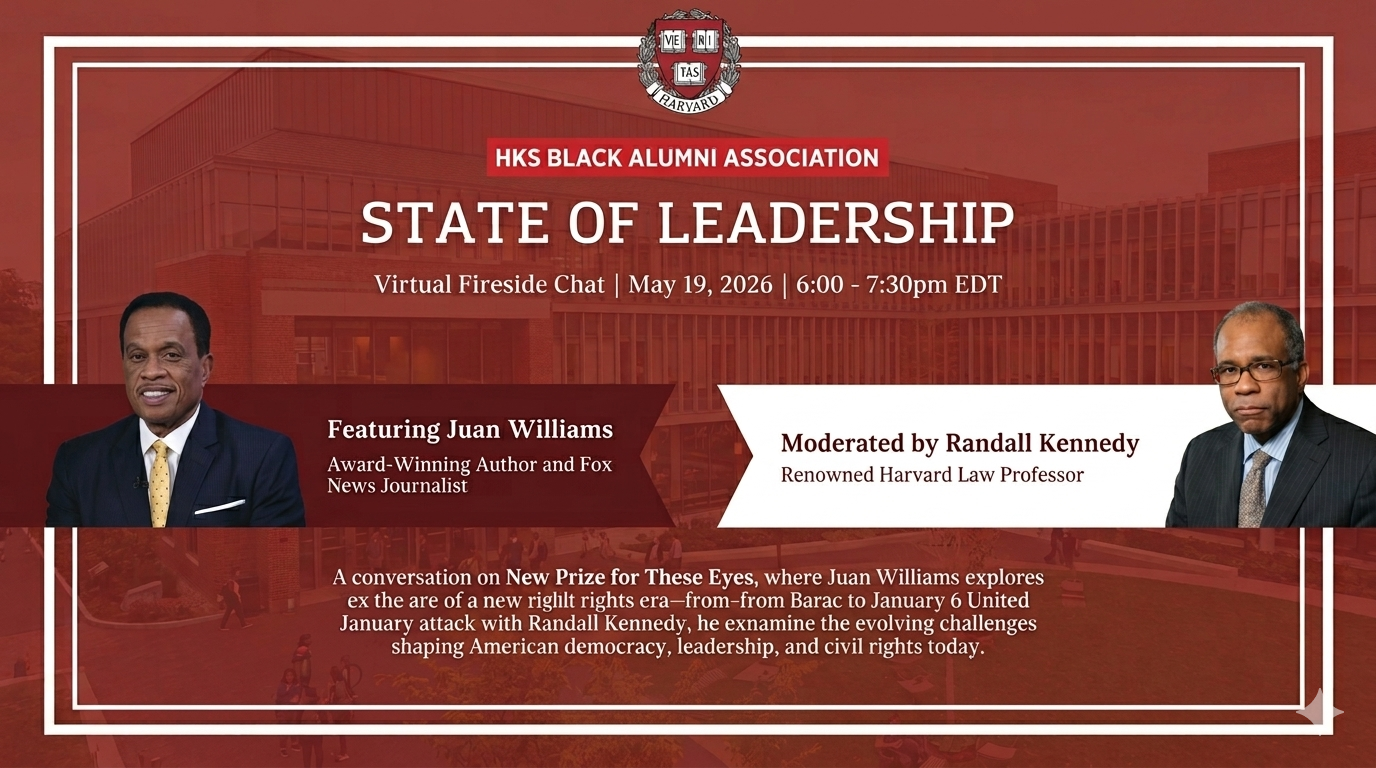 State of Leadership: A Conversation with Juan Williams and Professor Randall Kennedy
