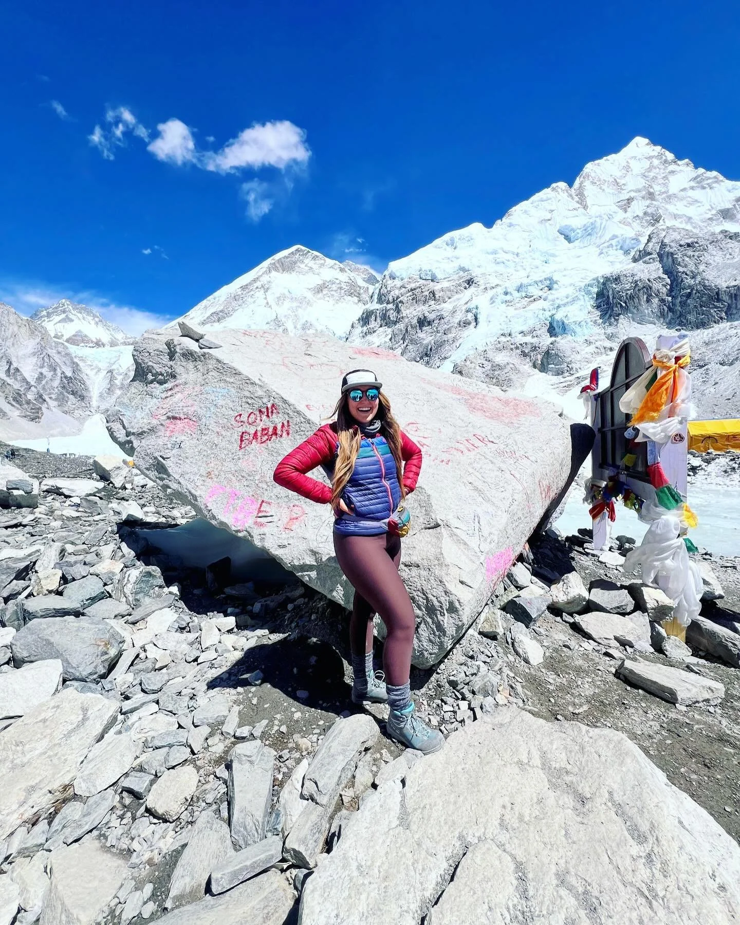 beauty, grace, 26th birthday @ Everest base 🥹🥲🌄
