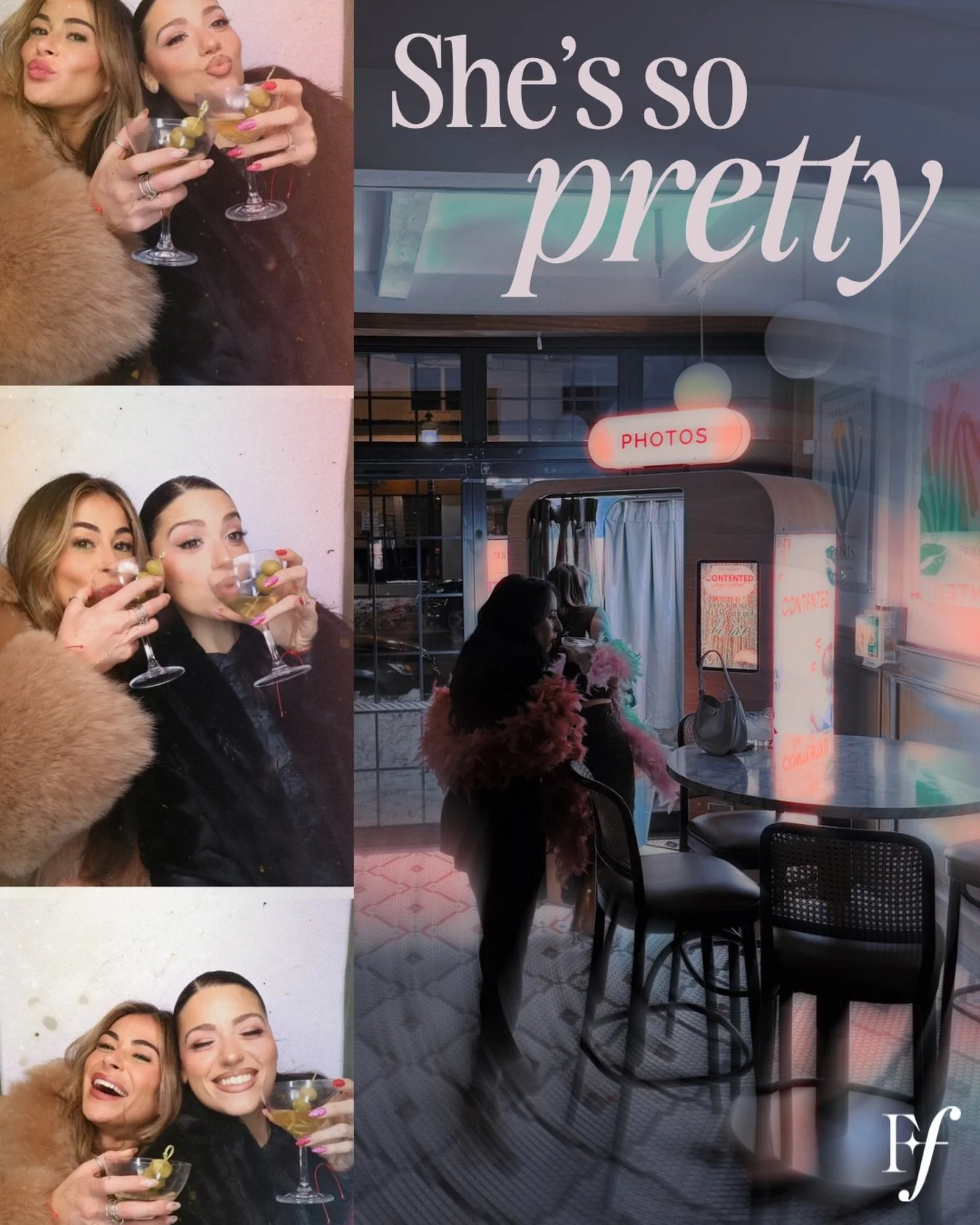 She&rsquo;s cute. She&rsquo;s aesthetic. She absolutely cannot be trusted behind the curtain. 💄🍸

The Speakeasy Booth is serving looks on the outside&hellip; and pure, giggly, cocktail fueled chaos on the inside. Posing turns to cackling, martinis 