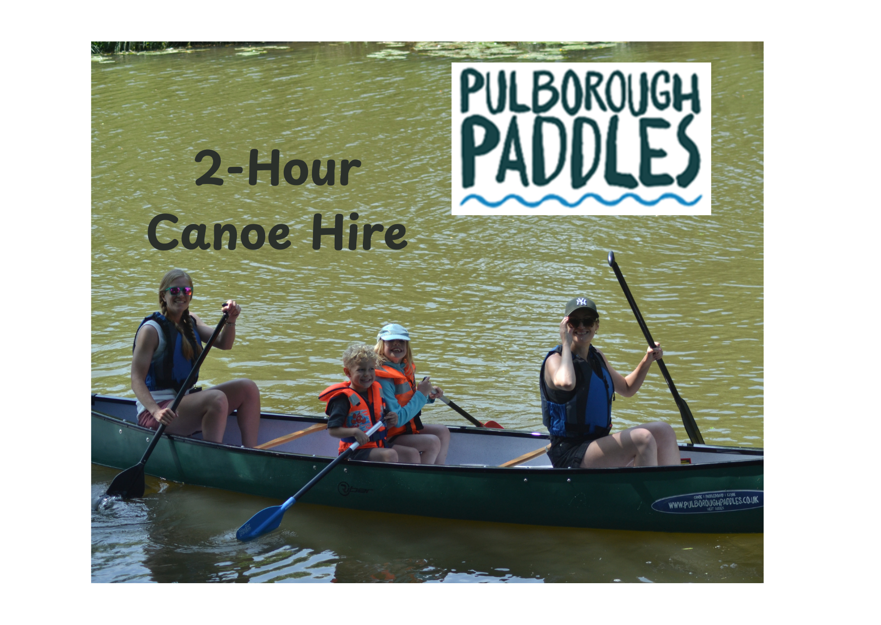 2-Hour Canoe Hire Gift Voucher