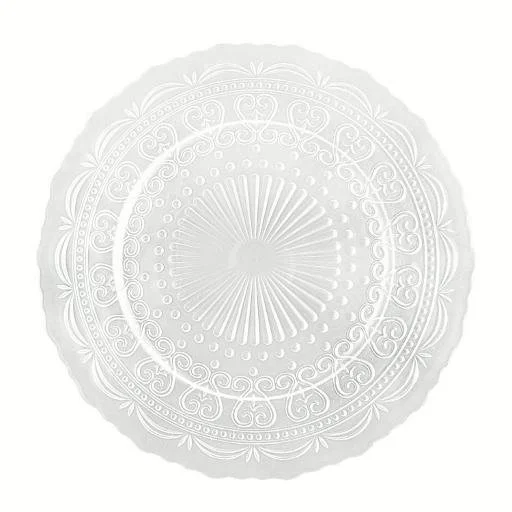 Ornate Glass Charger Plate