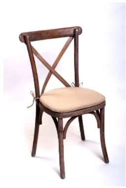 Dark Crossback Chair
