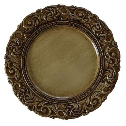 Walnut Aristocrat Charger Plate