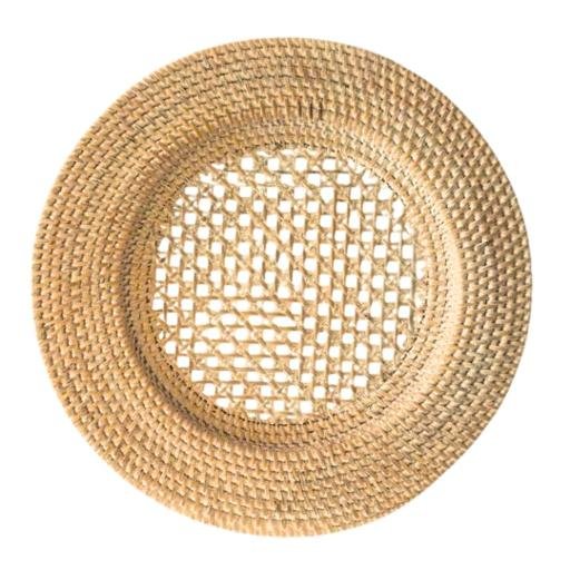 Honey Rattan Charger Plate