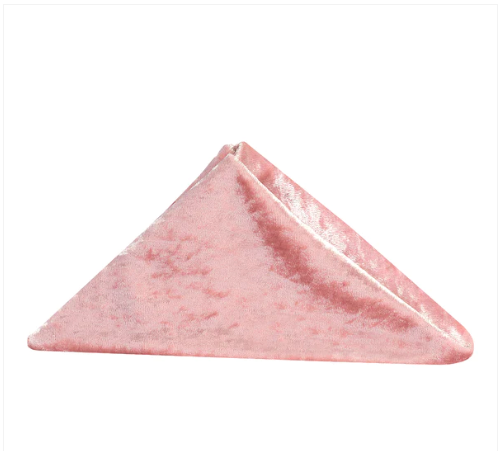Dusty Rose Mauve Velvet Napkin