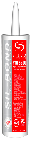 RTV Silicon High temp adhesive. 650F superior, flexible bond