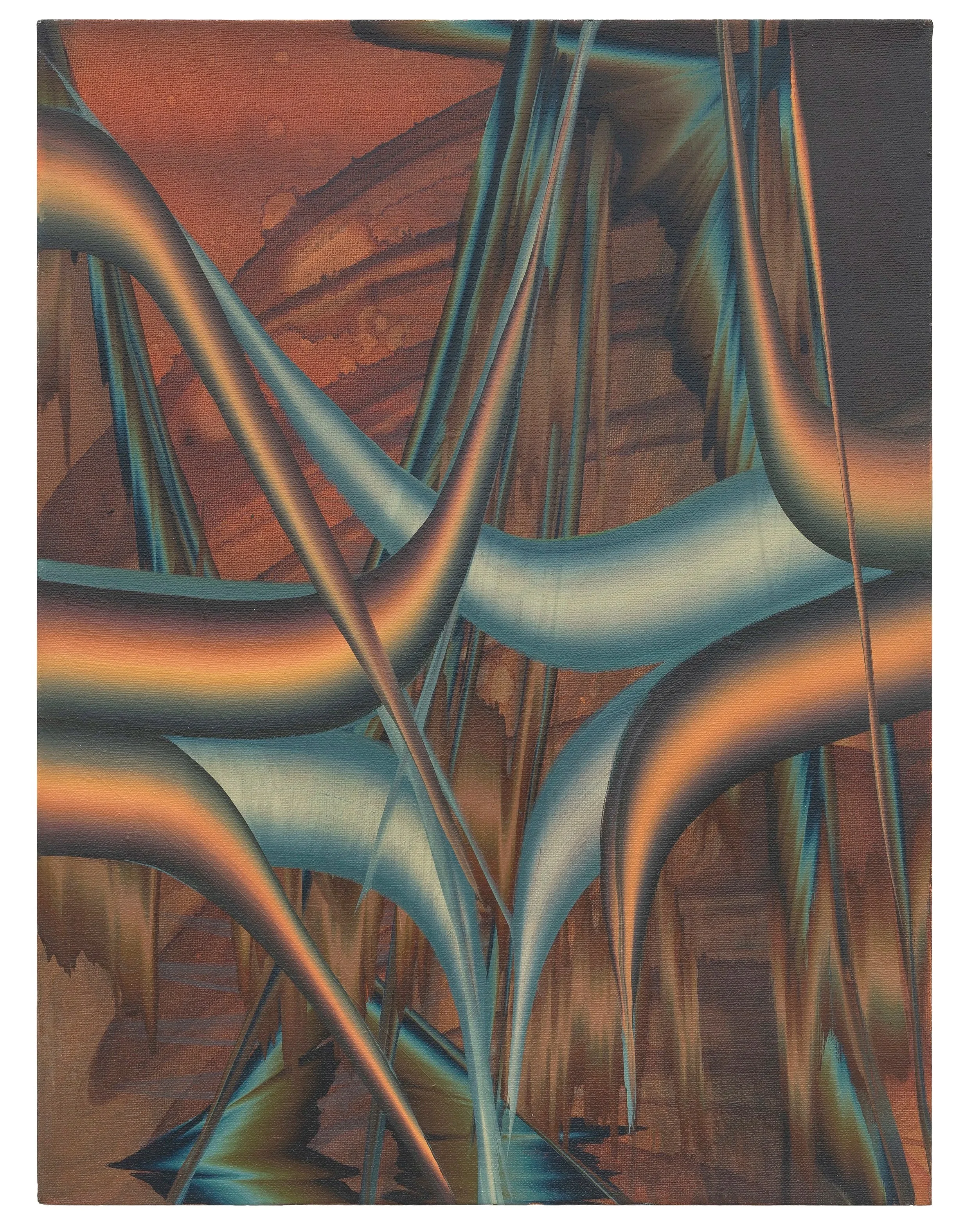  Tip Torn  2025  Oil on linen 24x 18in. (61 x 46 cm.) 