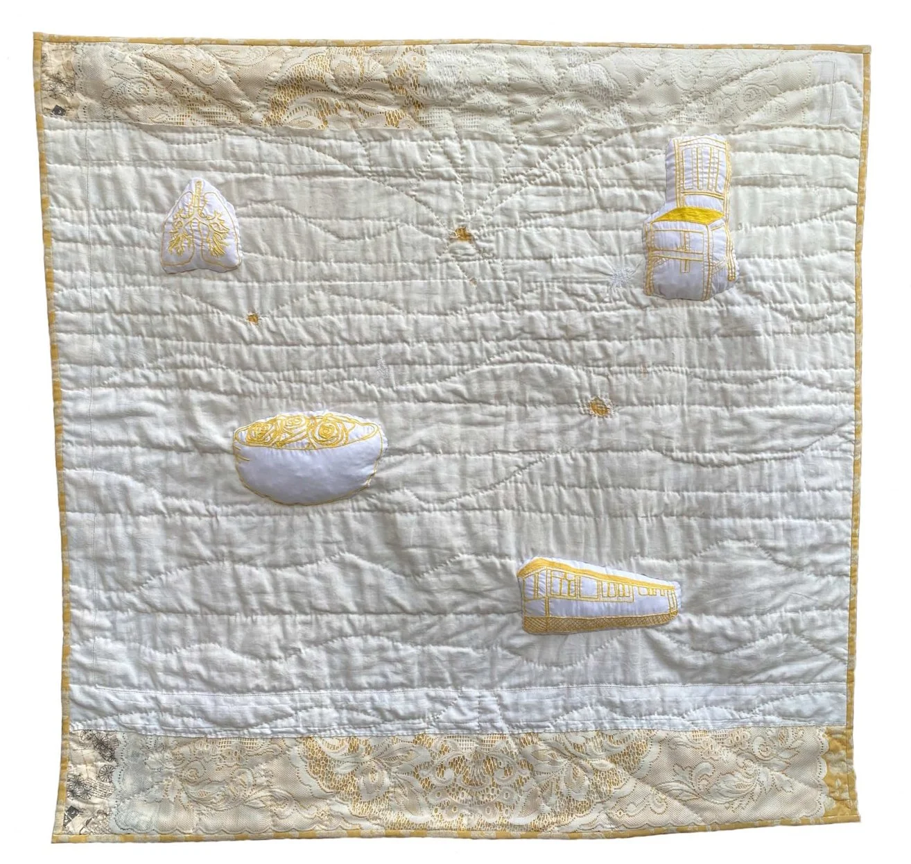 textile, art quilt, artwork, hand quilting