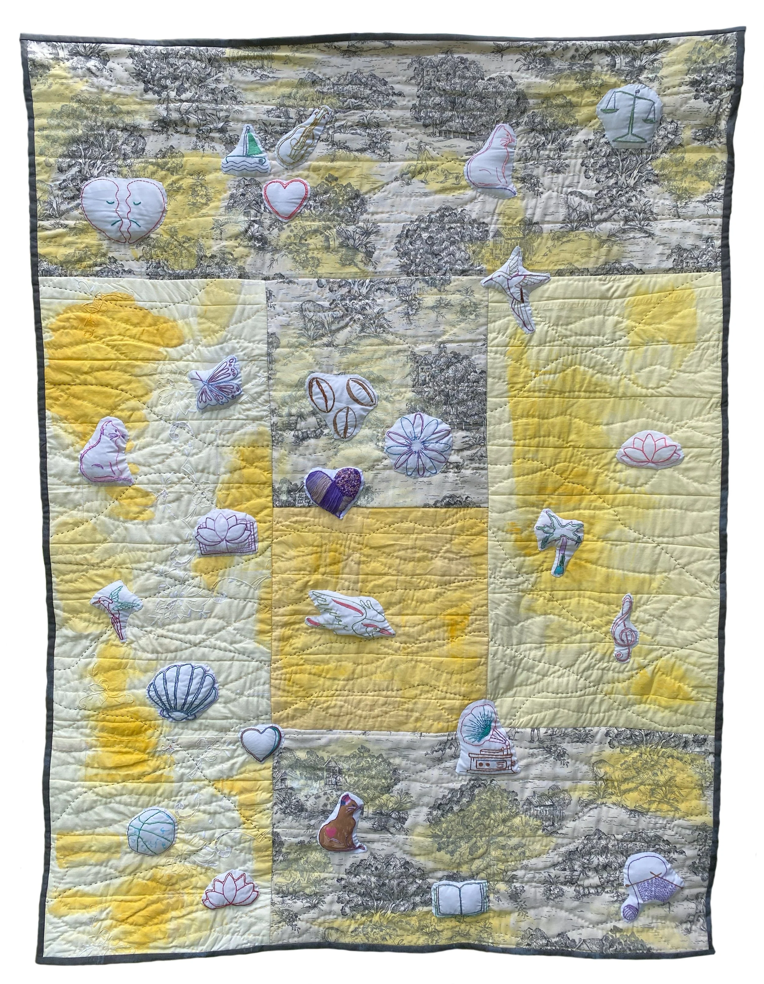 art quilt, community art project, textile, quilt,