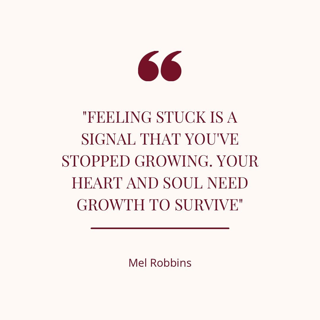 We feel stuck as a result of not growing.

We&rsquo;ve stopped expanding, learning or progressing.

So if you feel stuck right now in your life and/or career, it&rsquo;s because you have stopped growing.

Most powerful way to grow?
Invest in yourself
