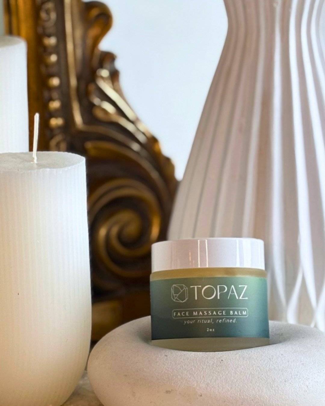 Introducing Topaz Face Massage Balm.

My very first branded skincare product &mdash; created with so much love, intention, and over a decade of hands-on skin therapy experience.

For years I&rsquo;ve been searching for the perfect product to use duri