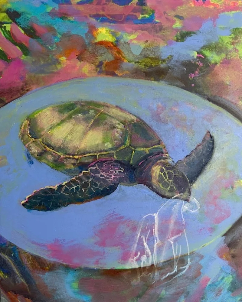 Plastic Plague, 20 x 16 inches, Acrylic on Canvas, 2026