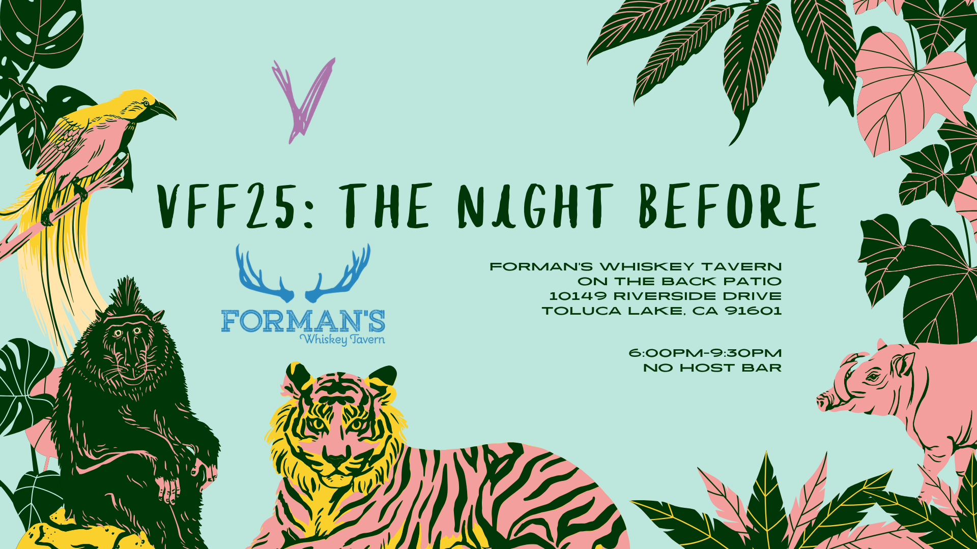 VFF25: The Night Before ~ An Evening of Networking