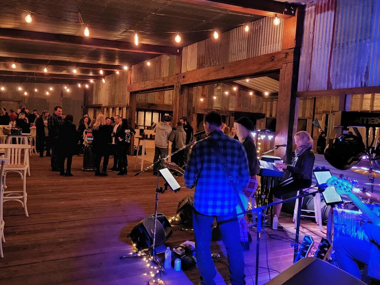 Last night we had the pleasure of hosting a family birthday at @sabinariverfarm &hellip; what a night! Despite the cold and rain, the 80ish guests were warm and dry under the verandah, with beautiful jarrah decking underfoot and festoon lights overhe