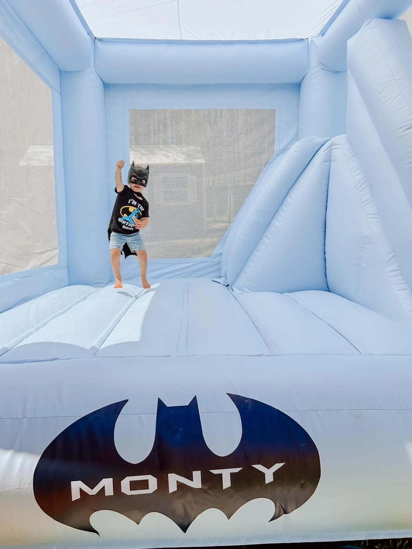 Pink Bounce Castle with Slide Bounce House Slide Combo Rental