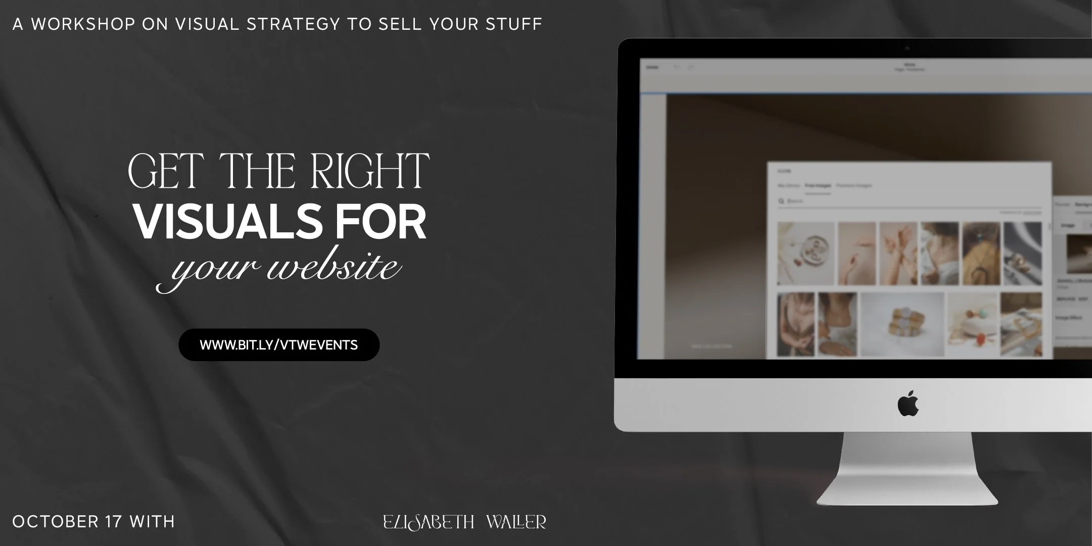 Online Workshop: Get the right visuals for your website