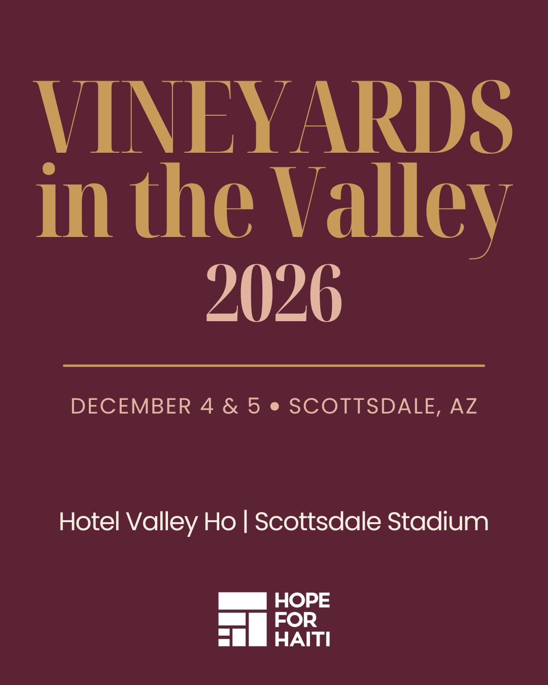 Vineyards in the Valley | Hope for Haiti