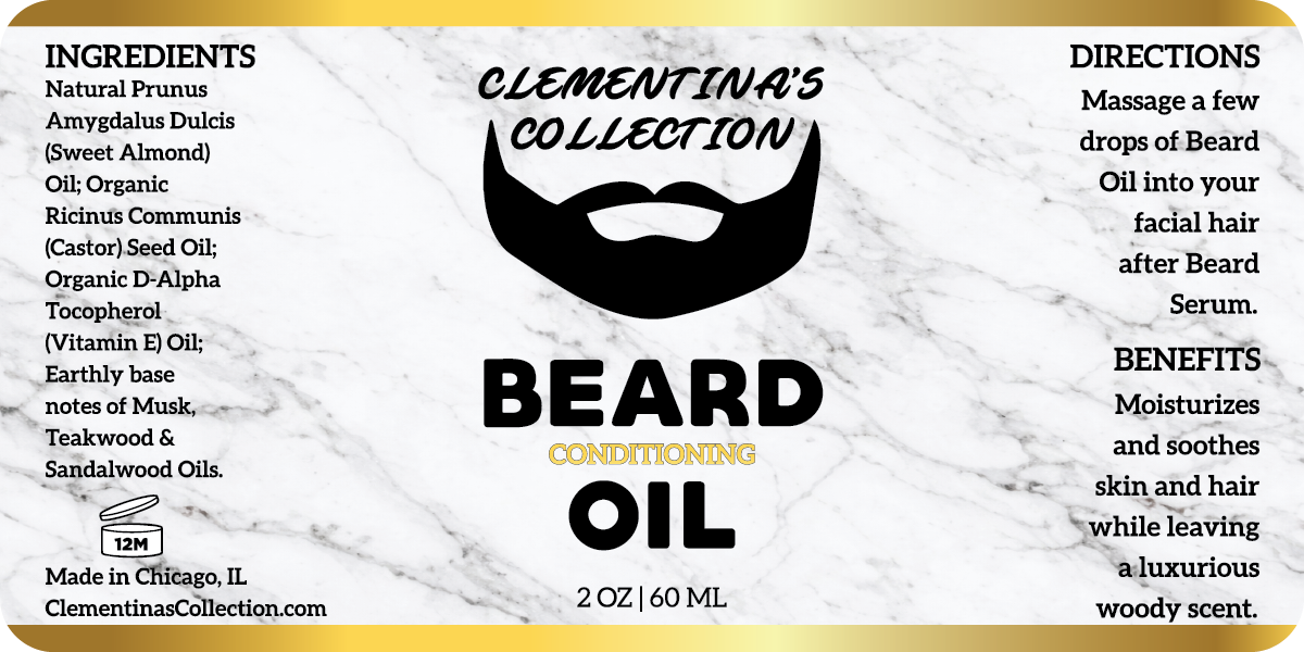 COMING SOON....Conditioning Beard Oil