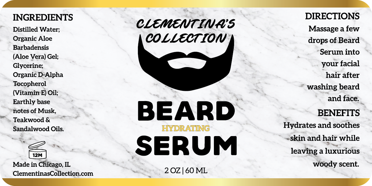 COMING SOON....Hydrating Beard Serum