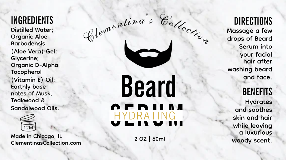 COMING SOON....Hydrating Beard Serum