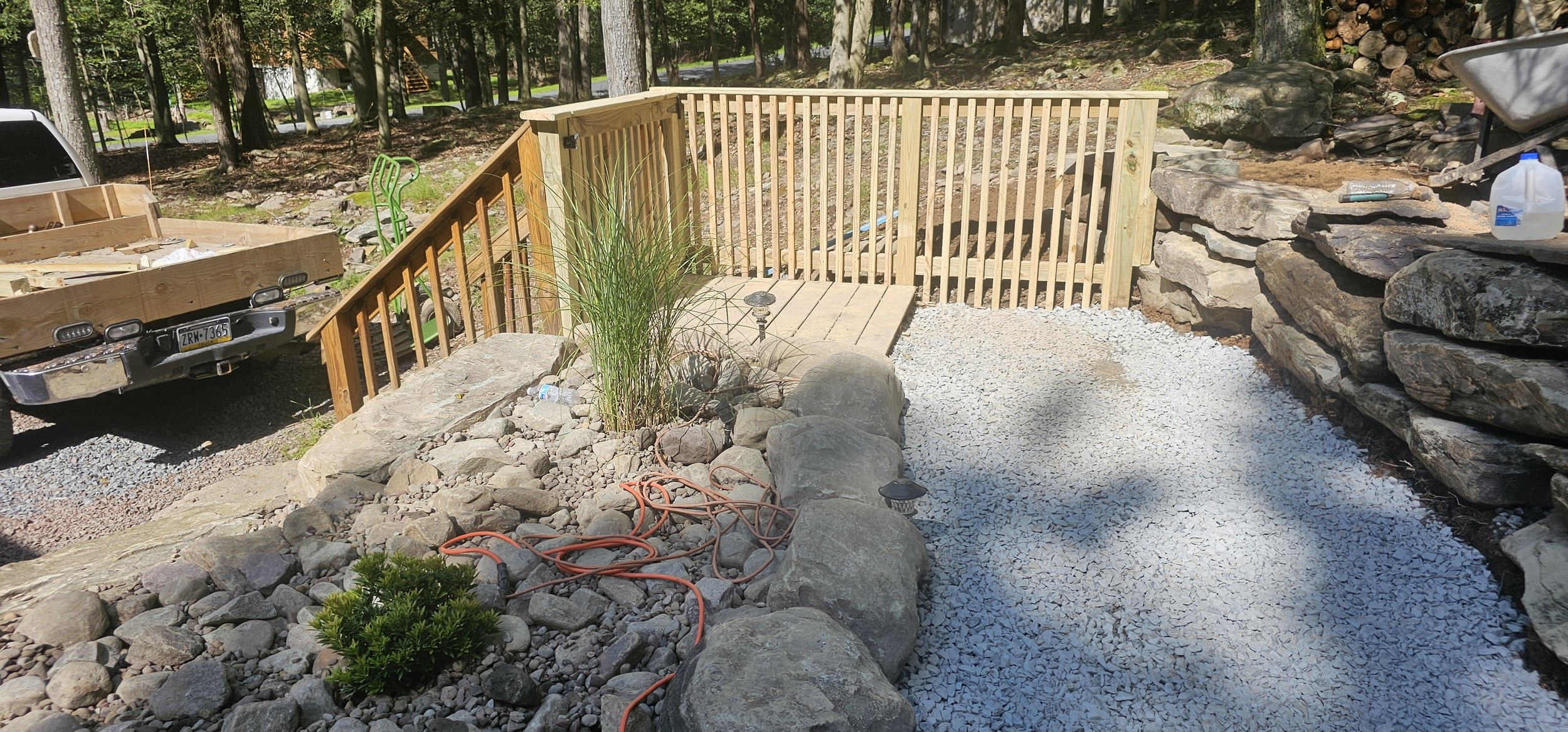 Handrail and gate system