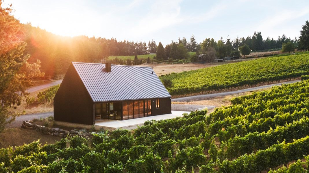 Woodshed Tasting Room Is a Finalist for Gray Magazine's Architecture Award