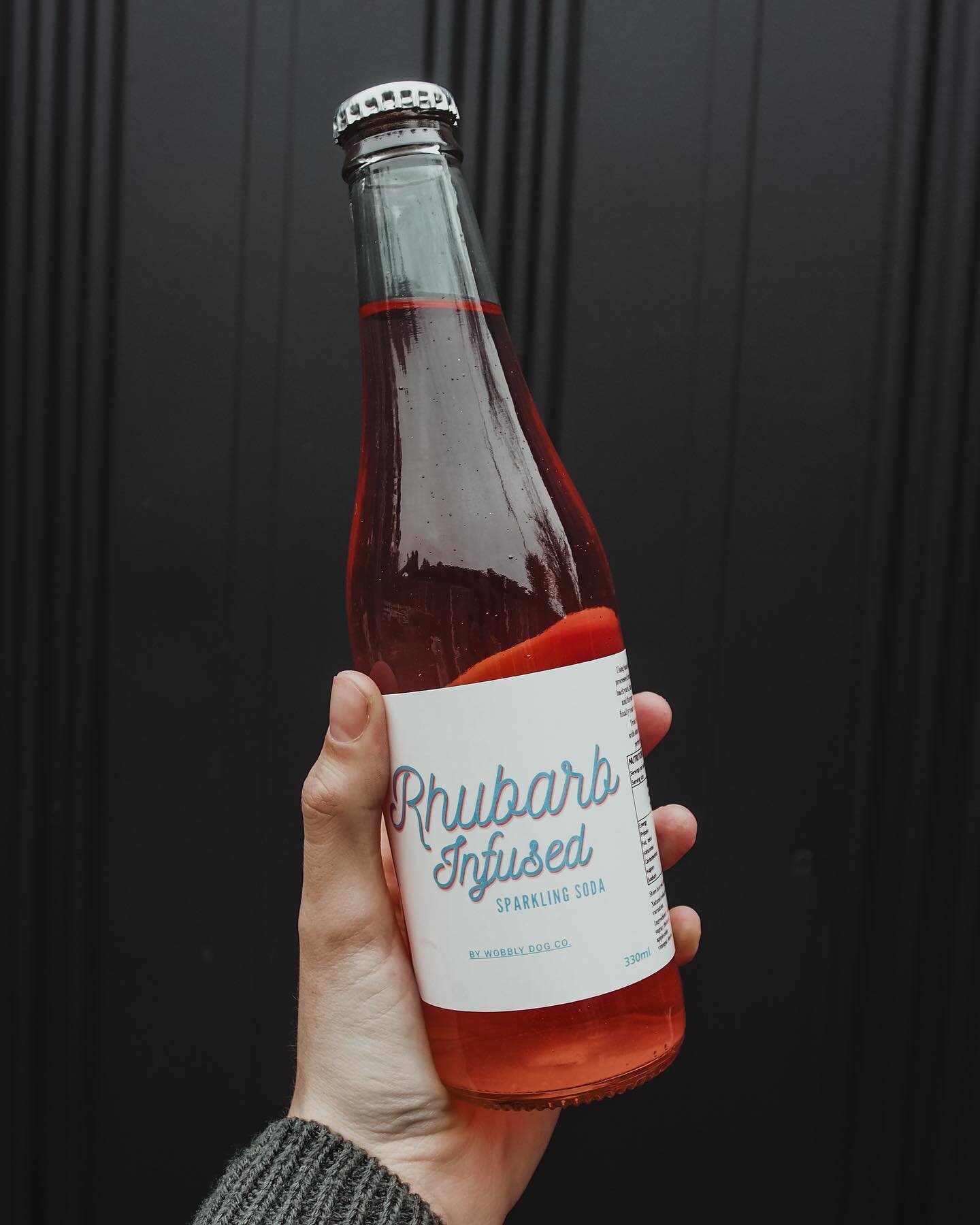 New in store! Rhubarb infused sparkling soda by @wobblydogco (can confirm it makes a lovely mixer for a glass of gin 👌)