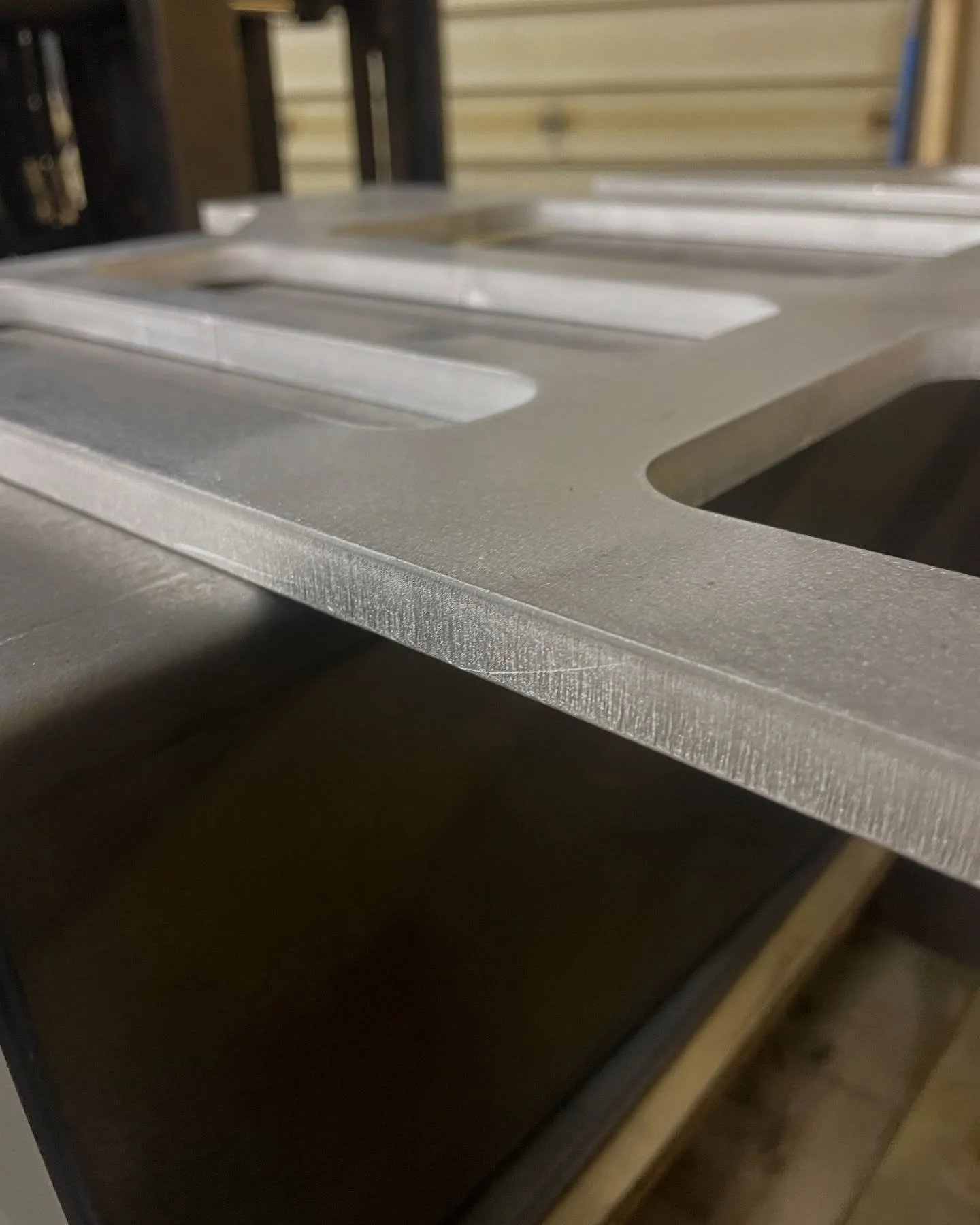 Our 1/2&rdquo; Aluminum cuts are smooth!  Fab shops, we are here for you!

#lasercutting #aluminum #manufacturing #metal #smallbusiness #ohio #perrysburgohio