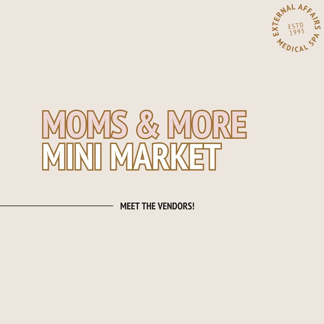 It&rsquo;s almost here! Join us for our first-ever Moms &amp; More Mini Market on May 9th from 5-8 PM in our St. Albert clinic. ✨💐

INTRODUCING OUR LOCAL VENDORS: 
- Luxe Links Permanent Jewelry | @luxelinks.yeg
- Bougie Rouge Boutique | @bougieroug