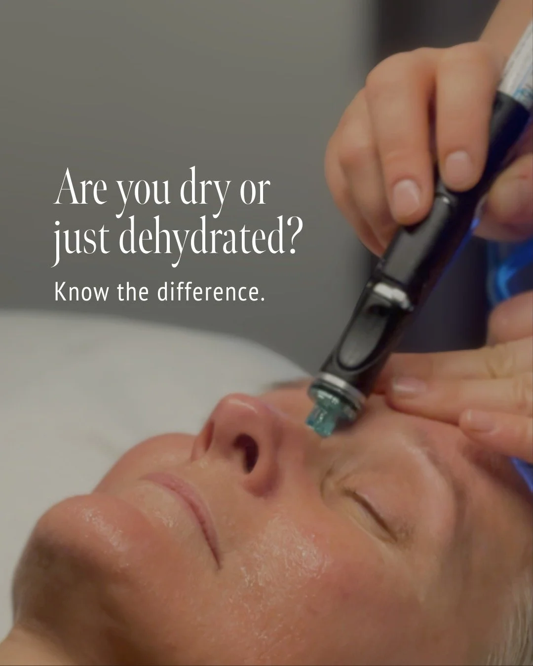 Stop treating dehydration like dry skin.

If your skincare isn&rsquo;t giving you the glow you want, this might be why. Dry skin and dehydrated skin look similar, but they need very different solutions.

Dry skin benefits from richer, barrier-support