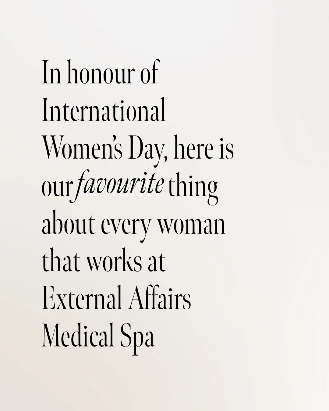 Appreciation post for all the amazing women at EA 🤍 

#internationalwomensday #womensday