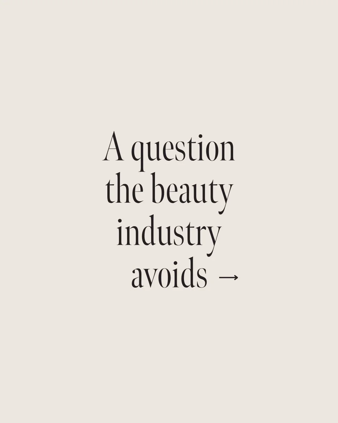 A conversation the beauty industry often avoids. 
One we believe is worth having. 

Because how we approach aesthetics matters just as much as the results.

We&rsquo;d love to hear your perspective.

#yegmedspa #yegskin #EAclinic #skinconfidence #bea
