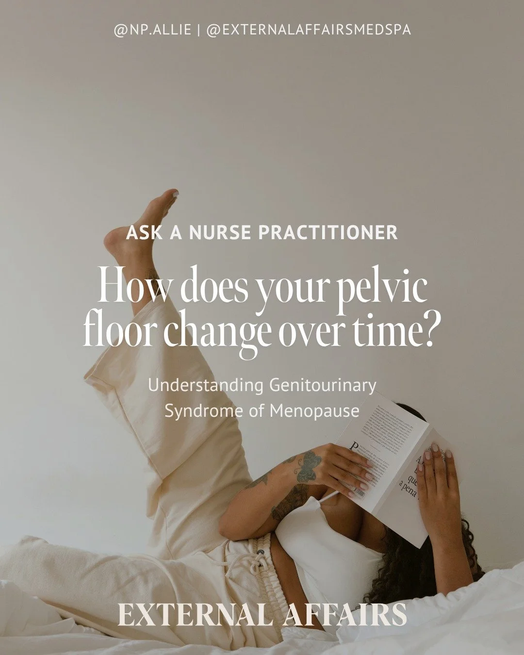 Changes in your body don't always happen all at once- they happen gradually, over time. 

For many women, shifts in pelvic floor function and tissue health can begin earlier than expected, and continue through menopause and beyond. 

It's common. It'