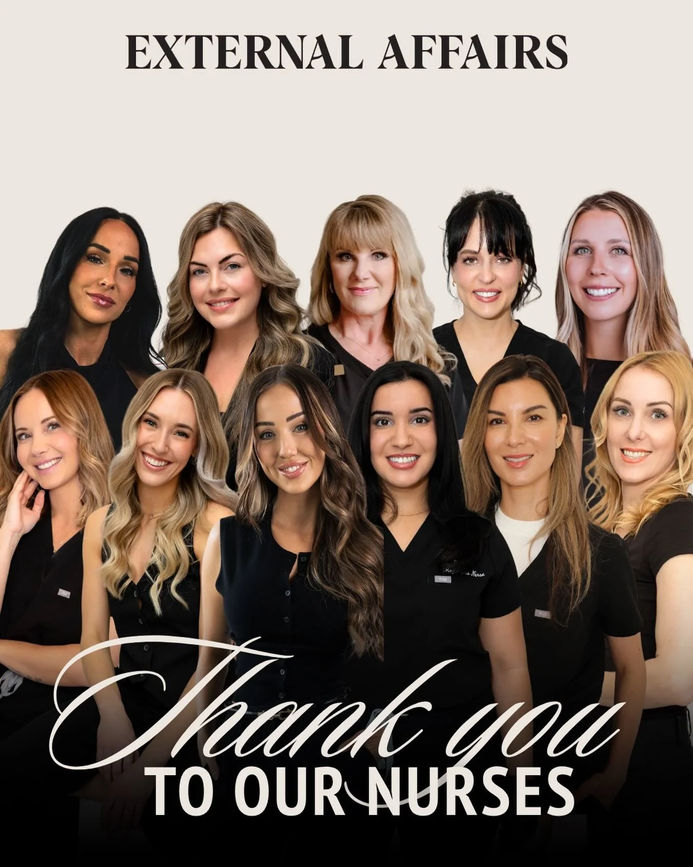 Happy Nurses Week to nurses everywhere, and especially to ours 🤍 You make the world healthier, happier, and more beautiful. Thank you for the care you pour into every person who sits in your chair.