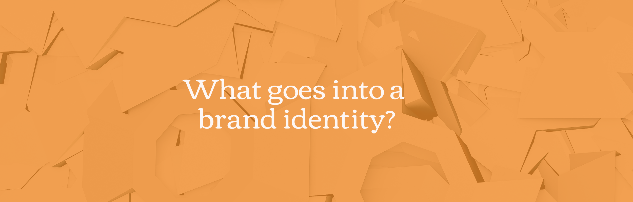 What goes into brand identity?