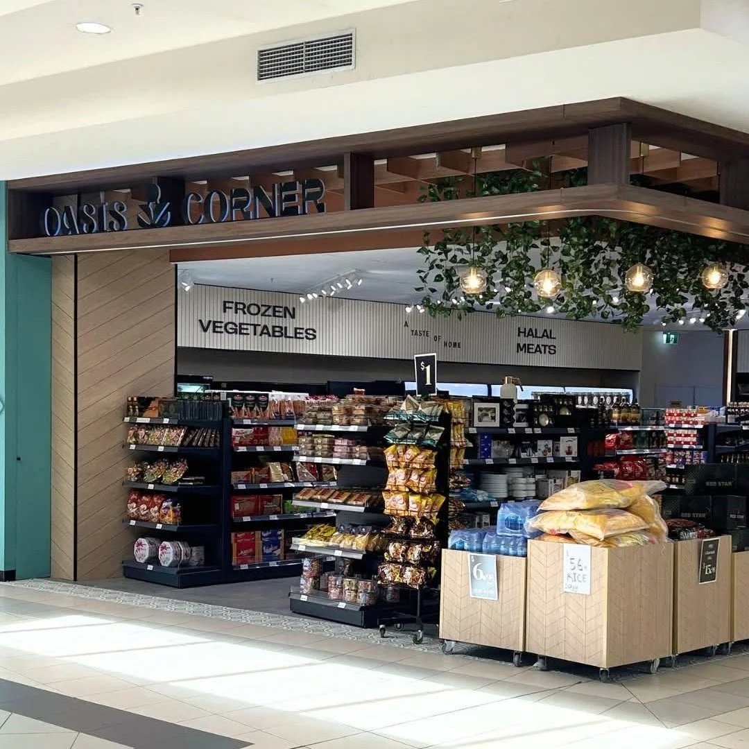 Last year, we partnered with Christine Rofail, working with The Oasis Corner to develop their brand identity alongside the interior store fit out, ensuring every touchpoint felt cohesive, intentional, and immersive. The store is in Forest Lakes Shopp