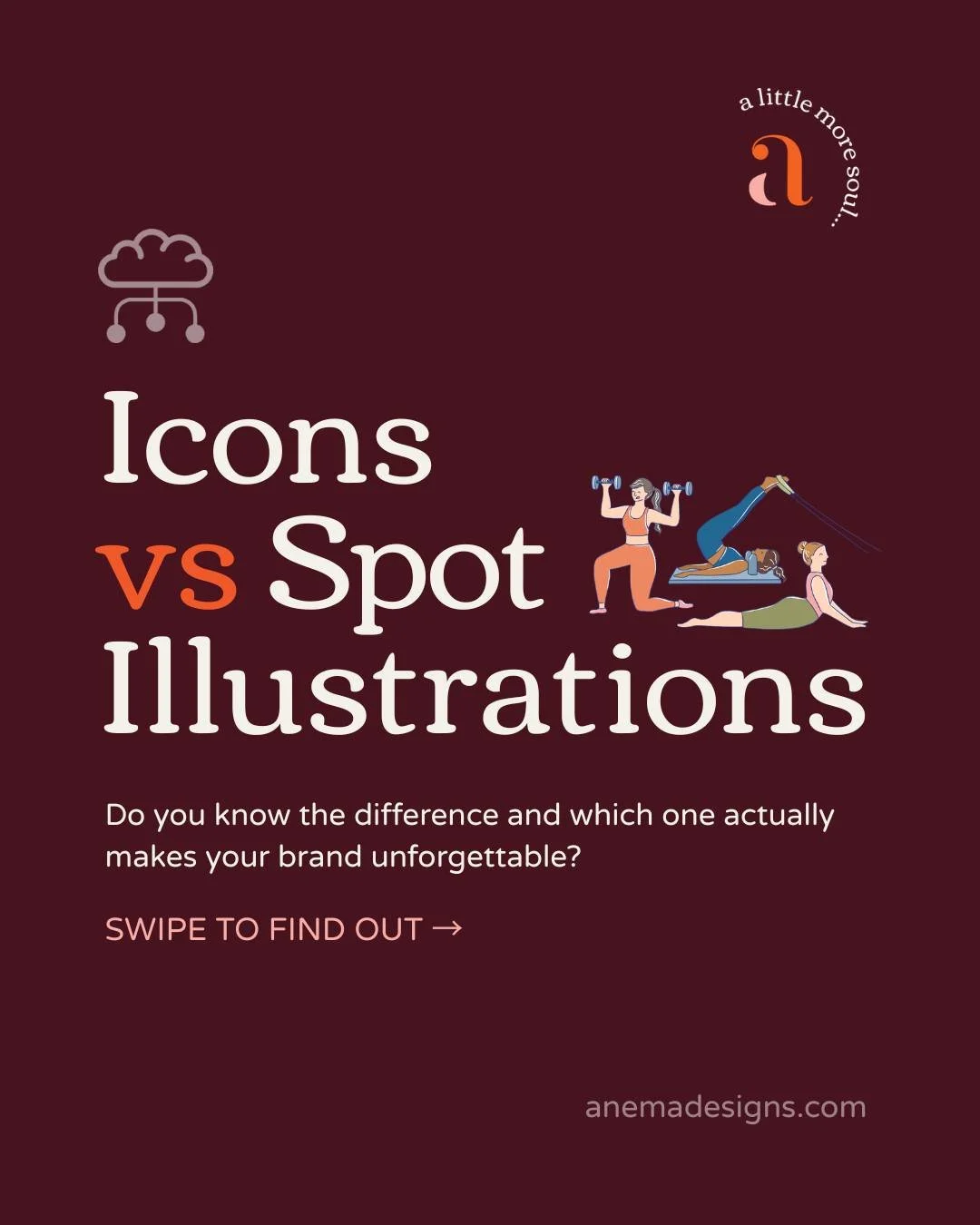 Why should you care about icons and spot illustrations for your brand? 

People often group icons and spot illustrations together, but they actually have very different roles.

Icons are useful. They help people understand quickly, find what they nee