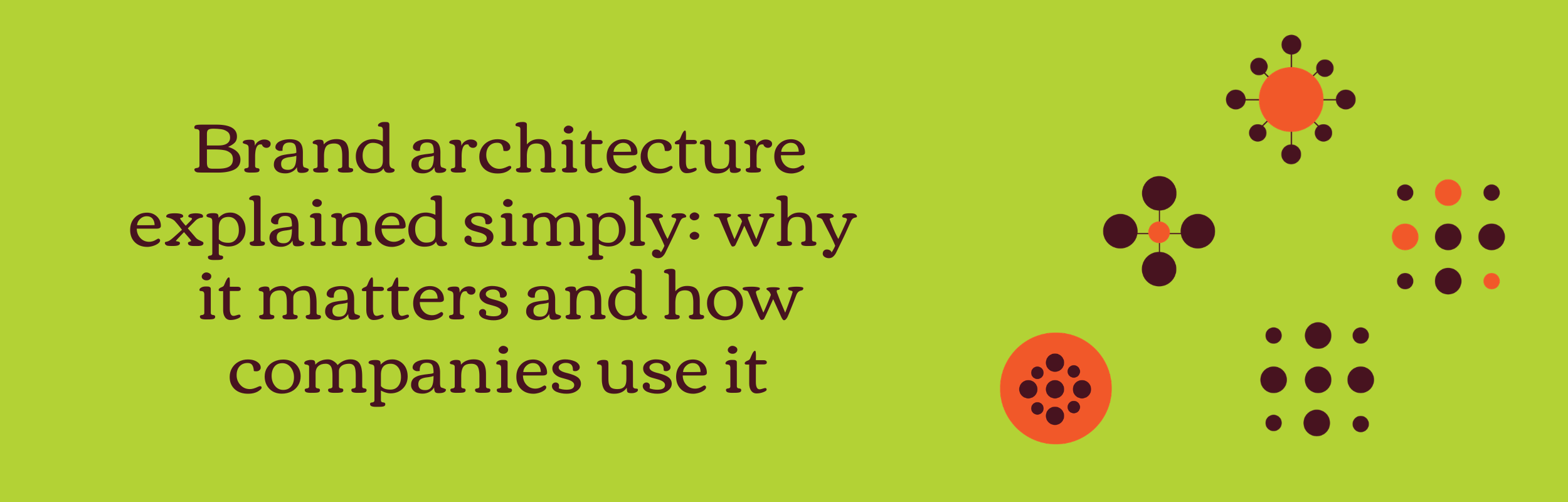 Brand architecture explained  simply: why it matters and how companies use it