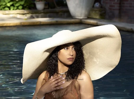 Palm oversized Sunhat
