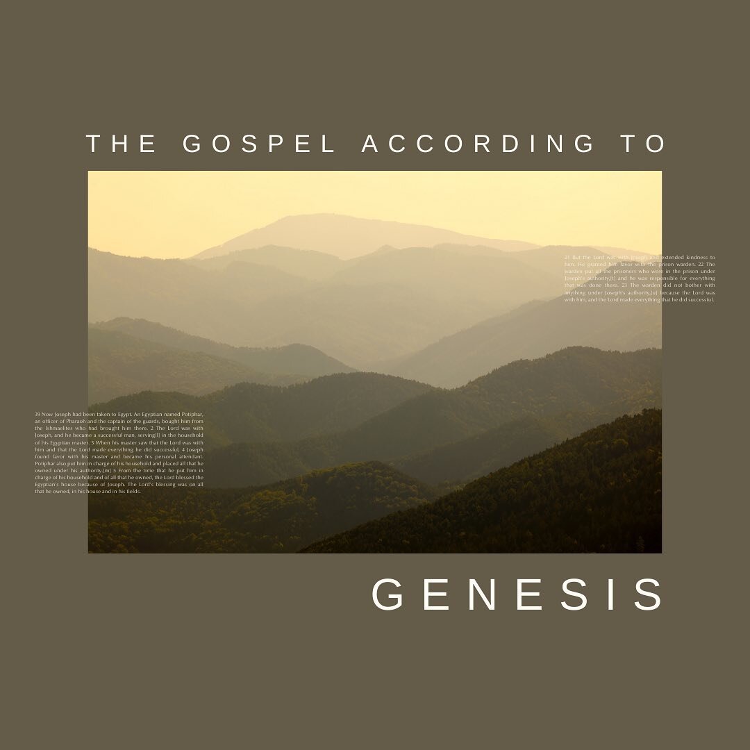 This Sunday we begin a new sermon series on Genesis chaps. 37-50. The story of Joseph is the last part of a larger story where we see God working to redeem the brokenness of this world.

However, by understanding how God works in the life of Joseph, 